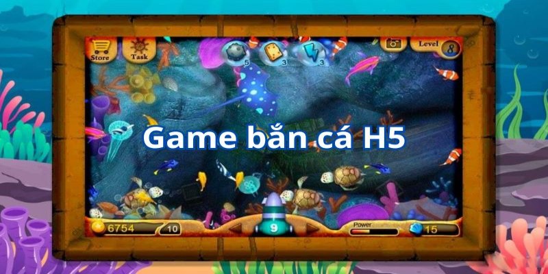 Bắn cá vàng h5 là siêu phẩm khám phá đại dương hấp dẫn